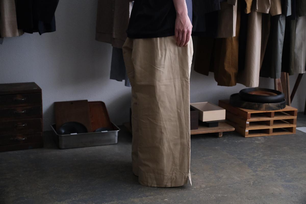 【new】enrica bagasse chino pants｜BEIGE｜PANTS145