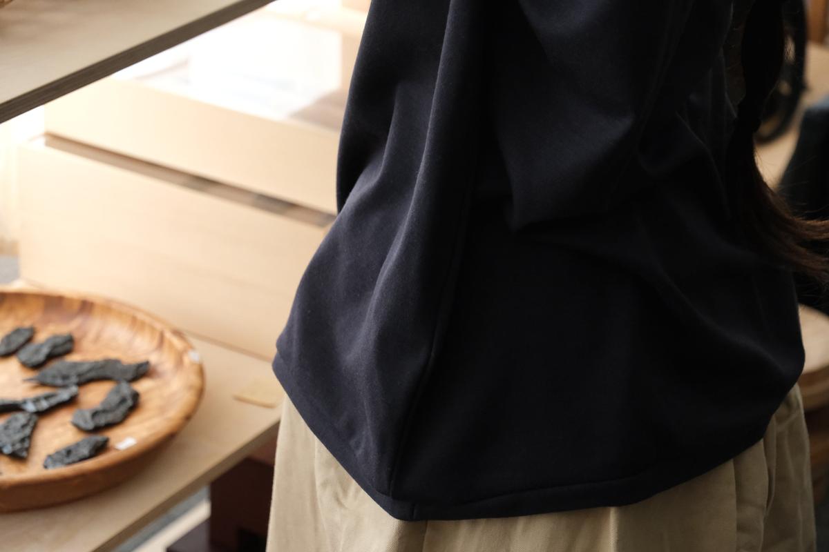 MITTAN / スーパー120’sウールスムース半袖 墨紺 T-34 / unisex