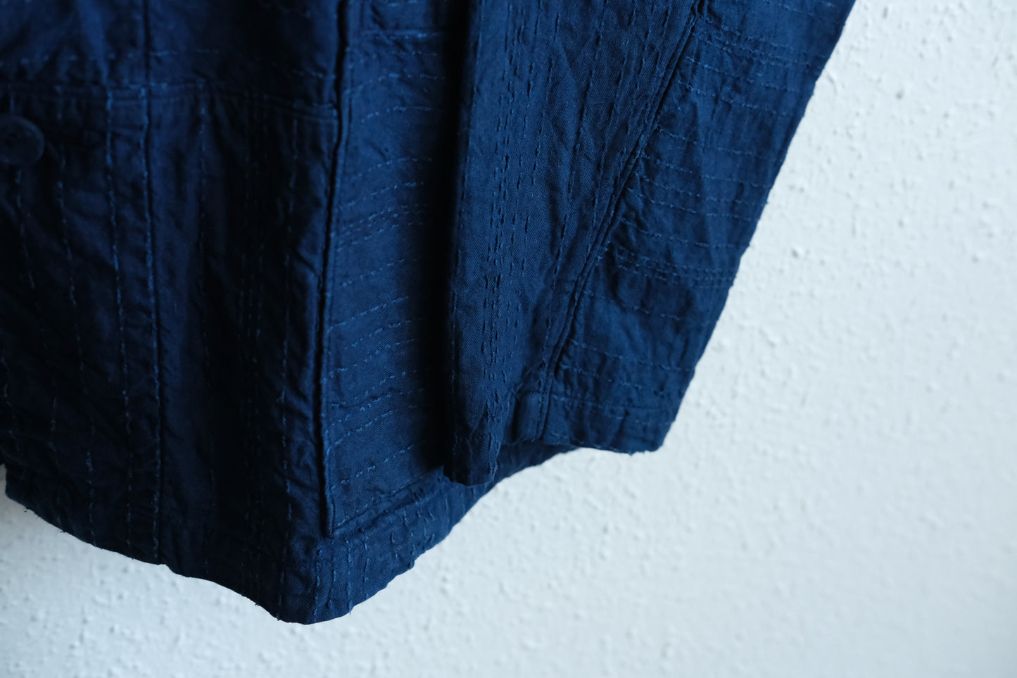 MITTAN / 薄手刺し子織ジャケット 藍（濃） JK-86DC / unisex