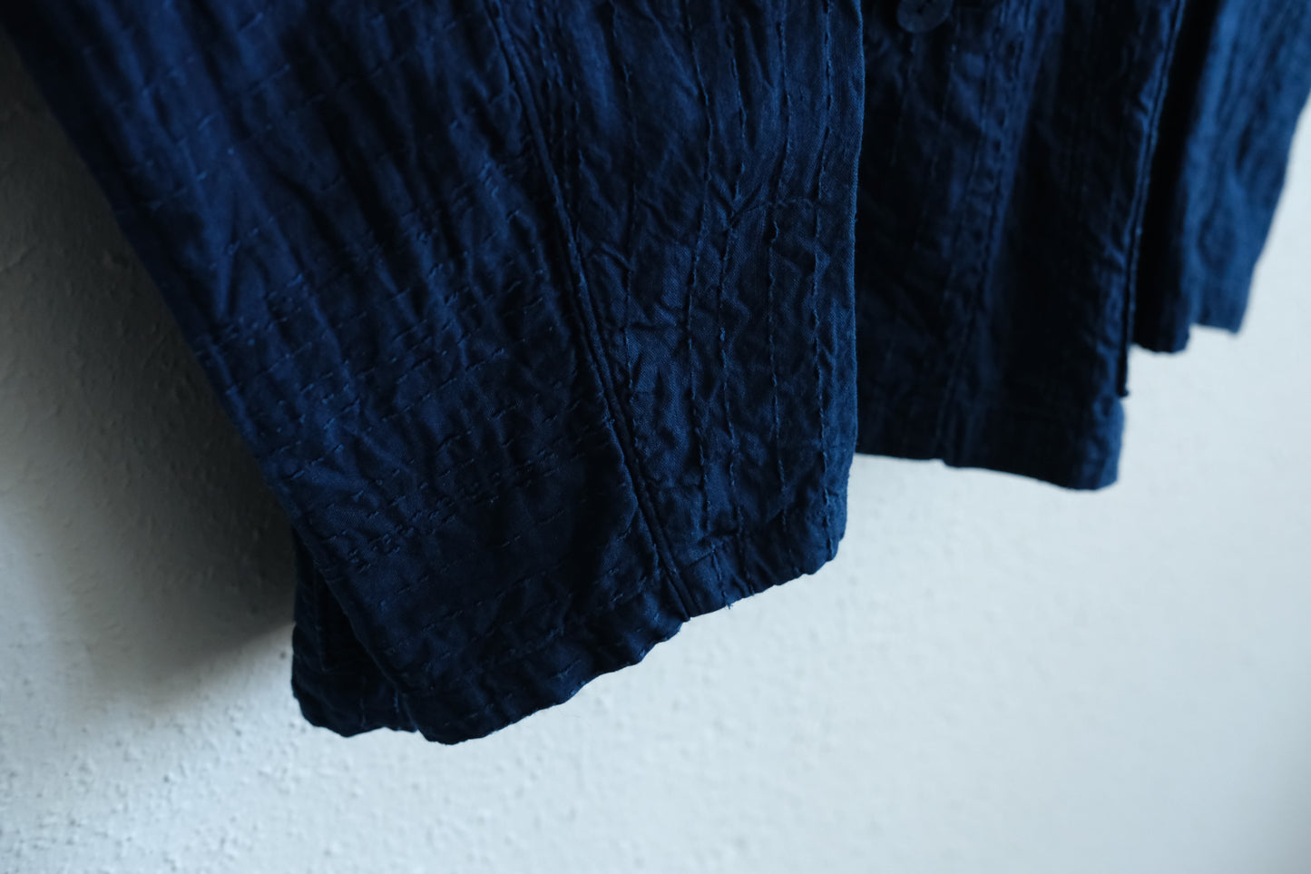 MITTAN / 薄手刺し子織ジャケット 藍（濃） JK-86DC / unisex