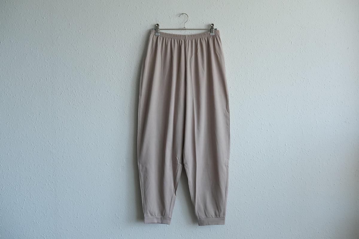 yohaku ドバイパンツ｜プレミアム天竺素材 ベージュ｜unisex freesize