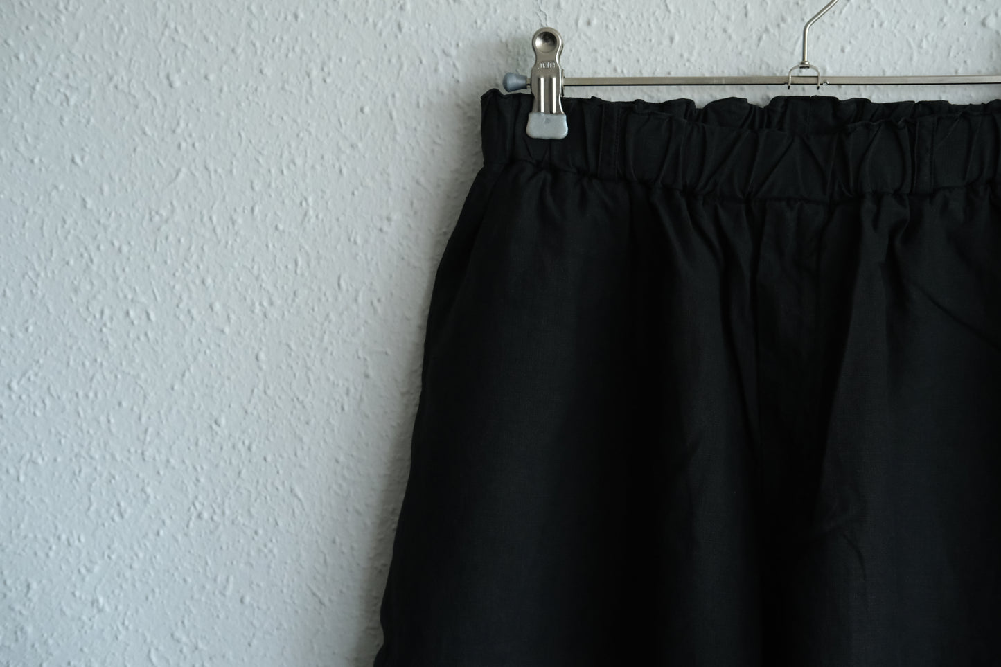 MITTAN / flax ramie long pants PT-13 charcoal / unisex