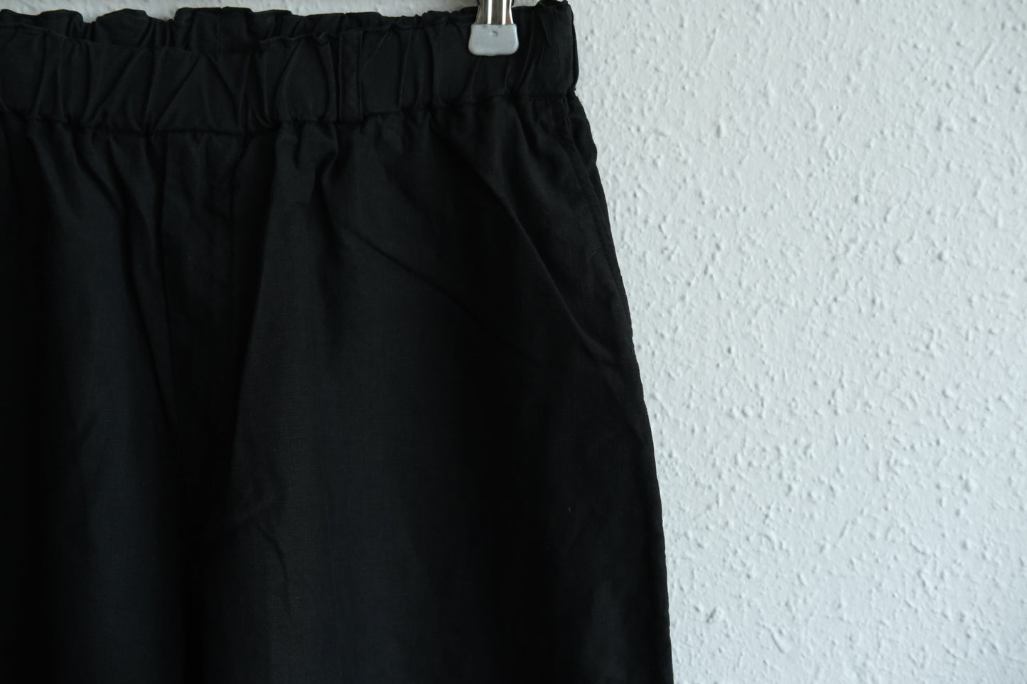 MITTAN / flax ramie long pants PT-13 charcoal / unisex