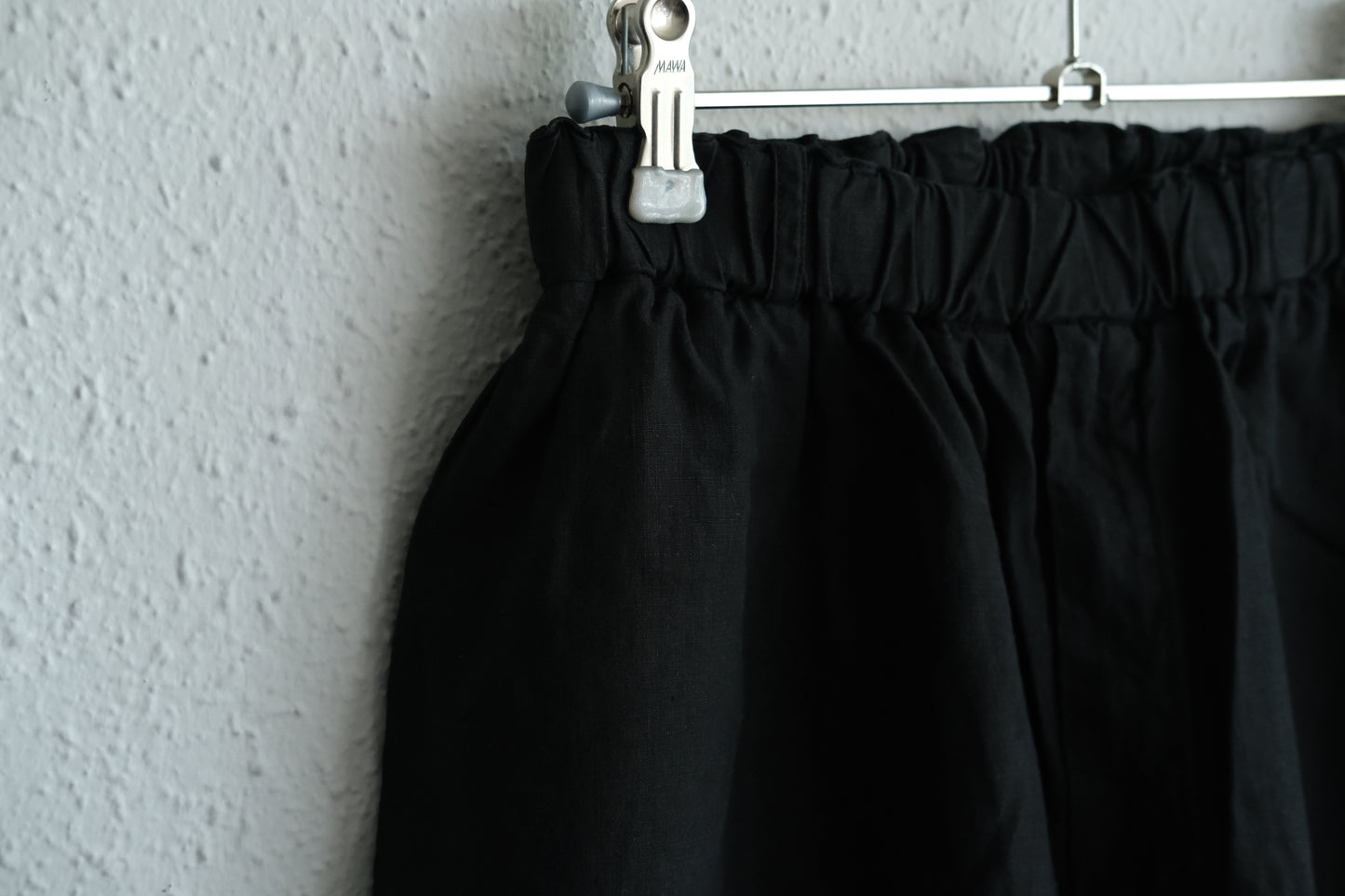 MITTAN / flax ramie long pants PT-13 charcoal / unisex