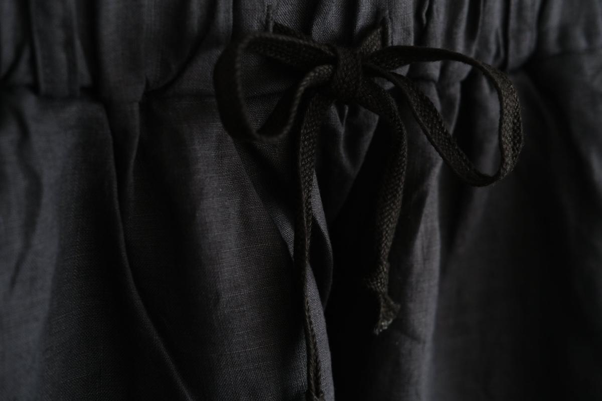 MITTAN / 大麻パンツ 松煙 PT-140B / unisex