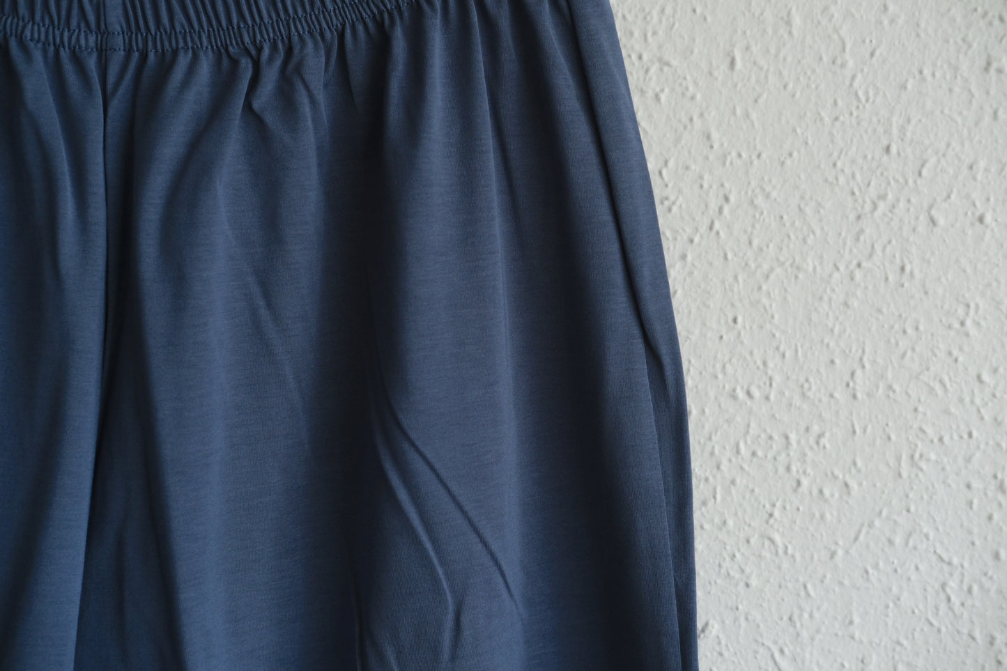 yohaku ドバイパンツ｜サラサラなめらか天竺素材 ブルー｜unisex freesize