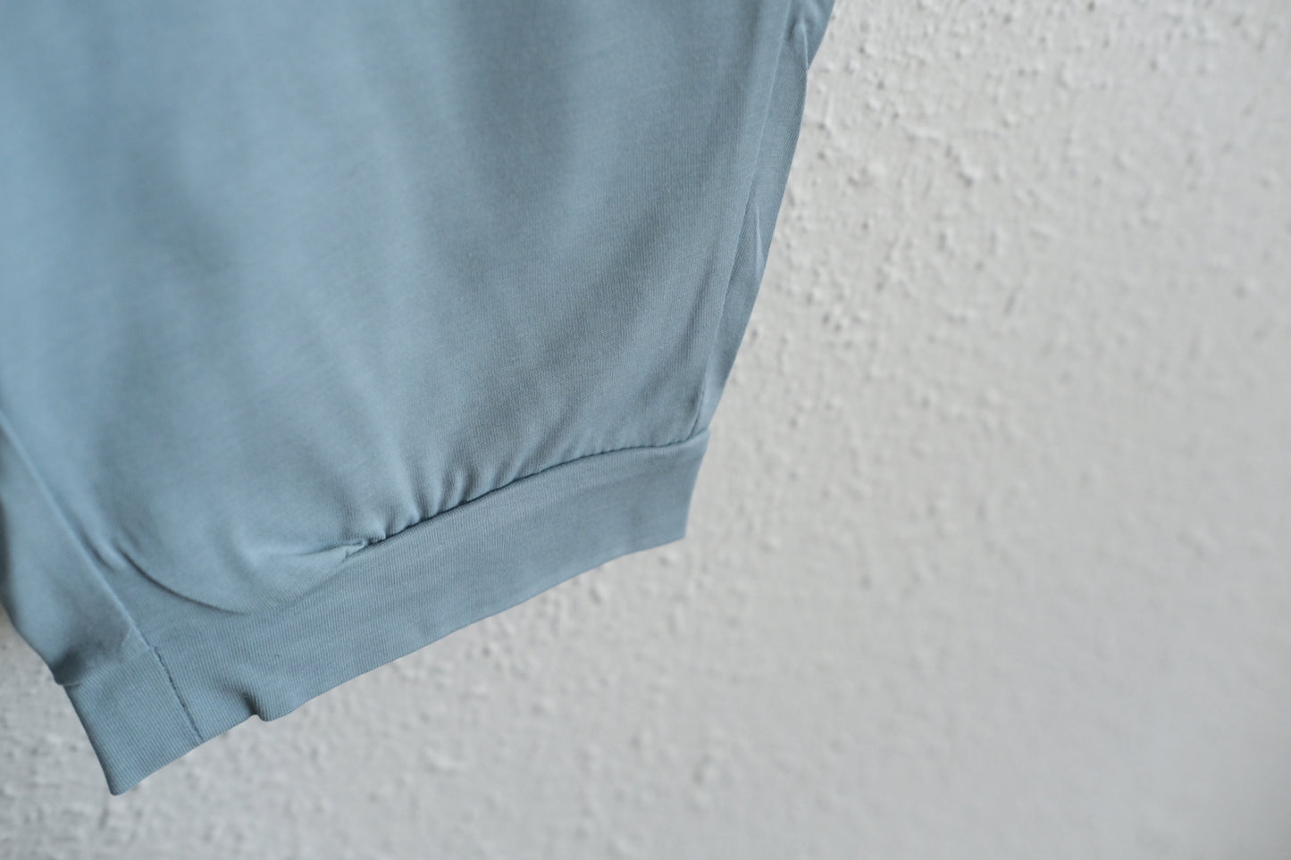 yohaku ドバイパンツ｜サラサラなめらか天竺素材 サックス｜unisex freesize