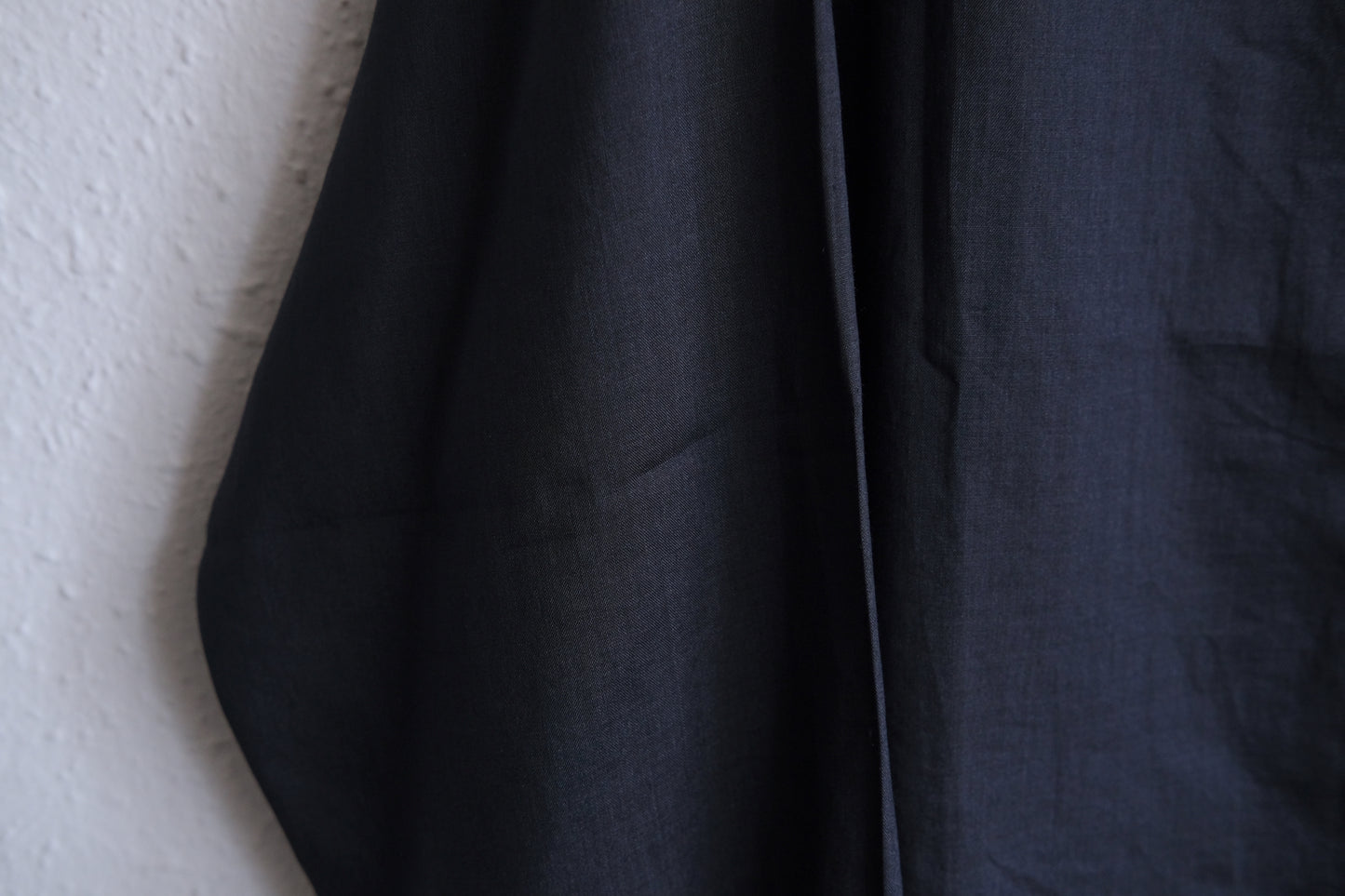 MITTAN / ラミーシルクシャツ 濃紺 SH-152 / unisex