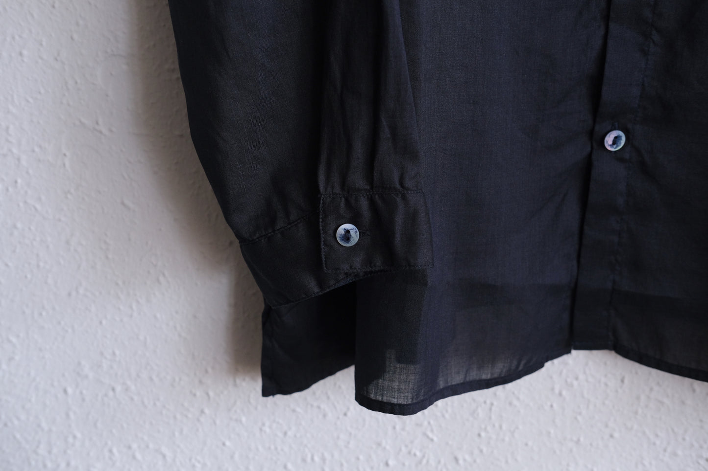 MITTAN / ラミーシルクシャツ 濃紺 SH-152 / unisex