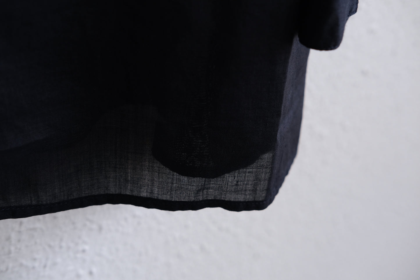 MITTAN / ラミーシルクシャツ 濃紺 SH-152 / unisex