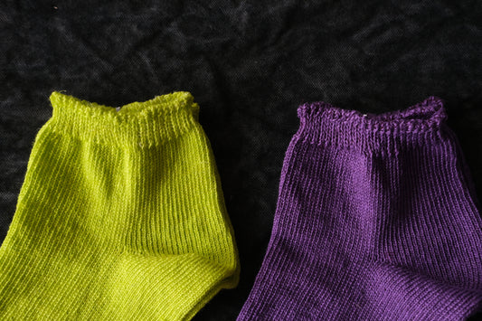 【new】リネンニット アンクルソックス|22-24cm|各色