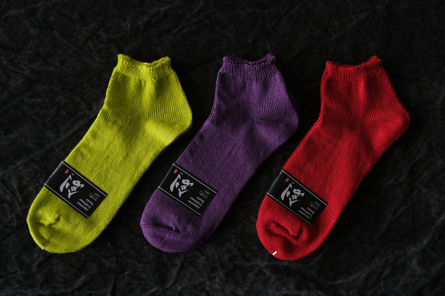 Linen Knit Ankle Socks｜25-27cm｜Olive