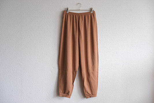 yohaku ドバイパンツ｜シャリさら強撚素材 ライトブラウン｜unisex freesize