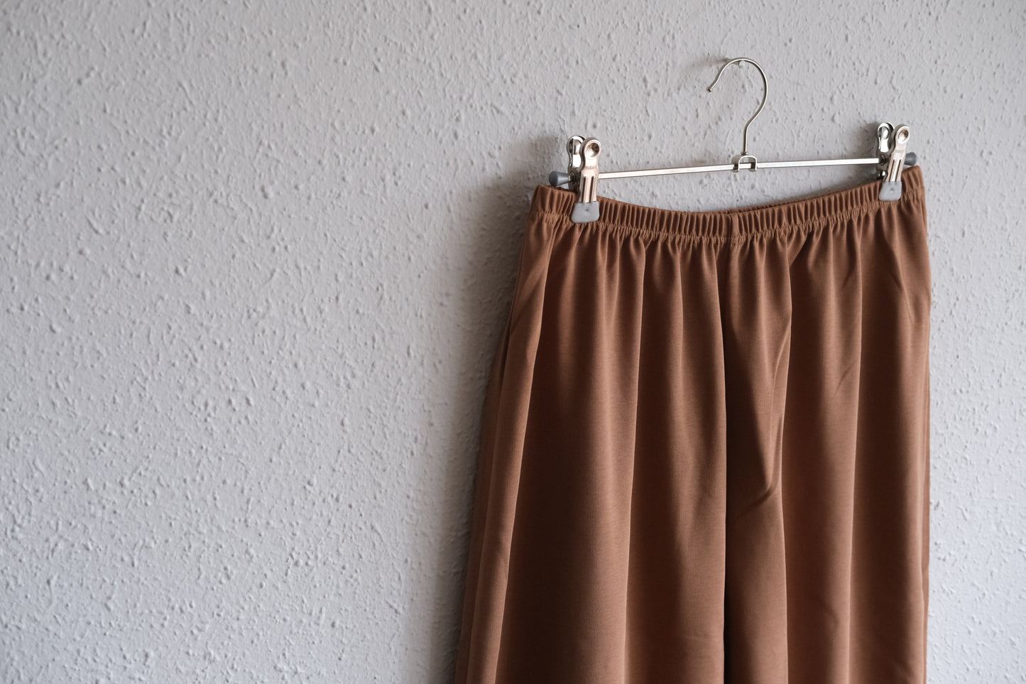 yohaku ドバイパンツ｜シャリさら強撚素材 ライトブラウン｜unisex freesize