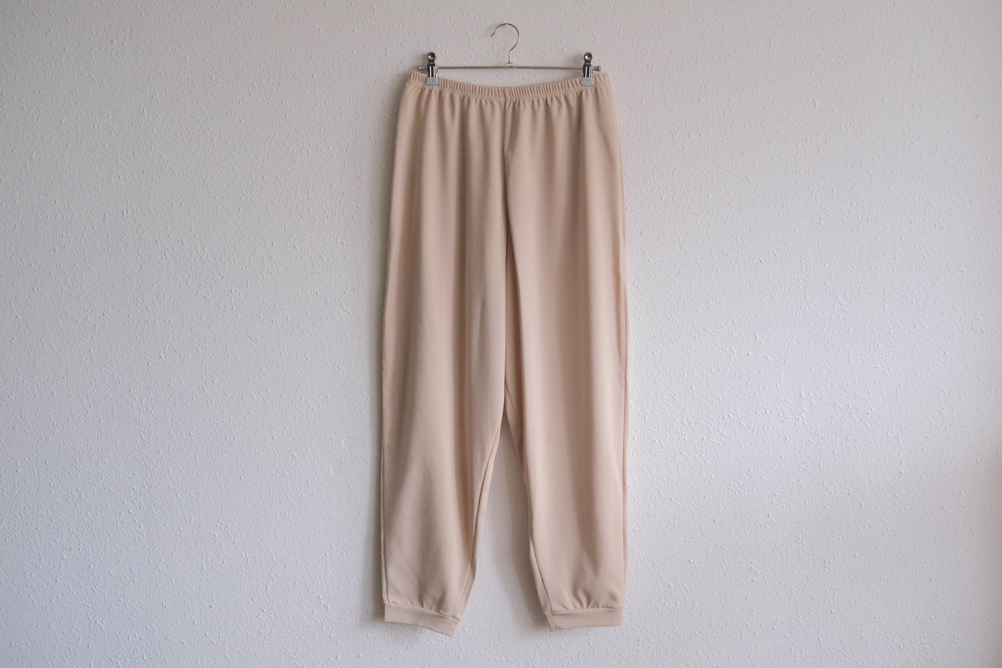 yohaku ドバイパンツ｜シャリさら強撚素材 ベージュ｜unisex freesize