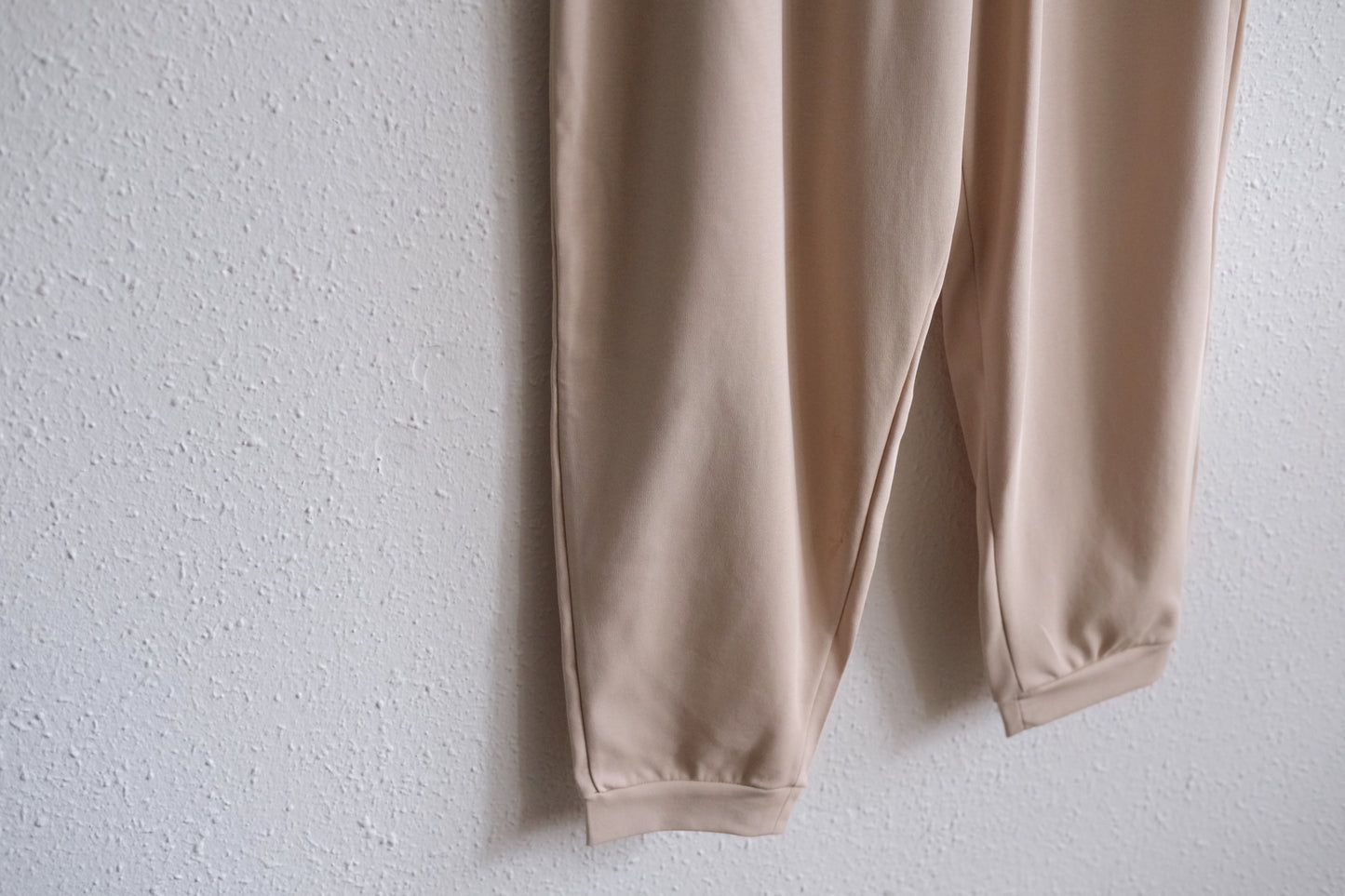 yohaku ドバイパンツ｜シャリさら強撚素材 ベージュ｜unisex freesize