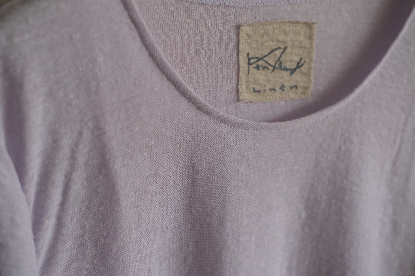 Linen Cotton Underwear 3/4 Sleeve | Ladies | Black