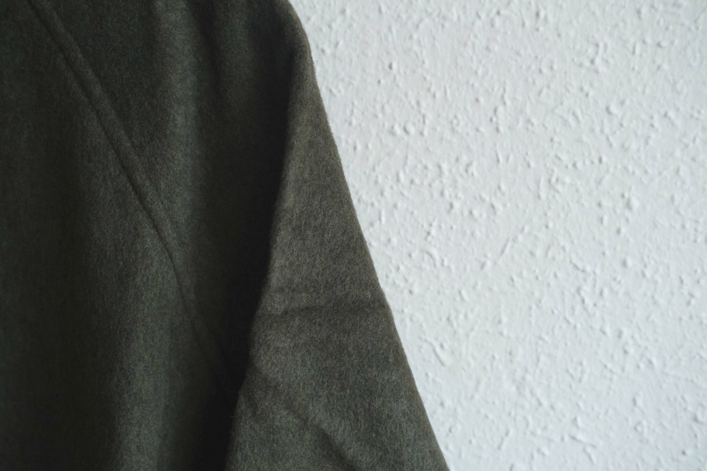MITTAN / ウールシルクキャメルシャツ 灰緑 SH-108 / unisex