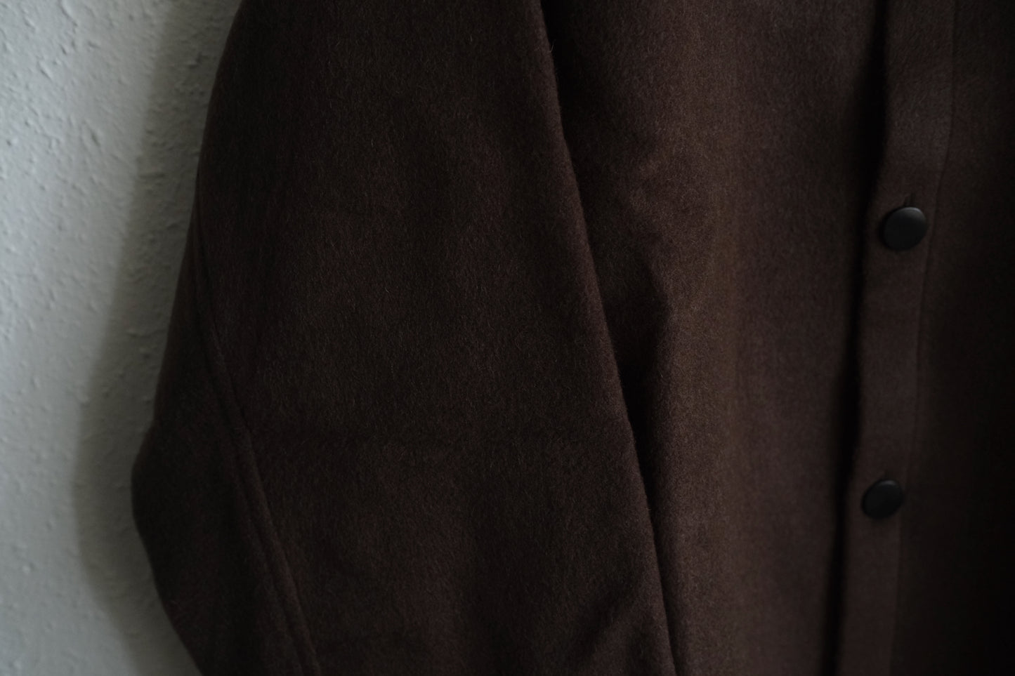 MITTAN / ウールシルクキャメルシャツ 茶 SH-108 / unisex