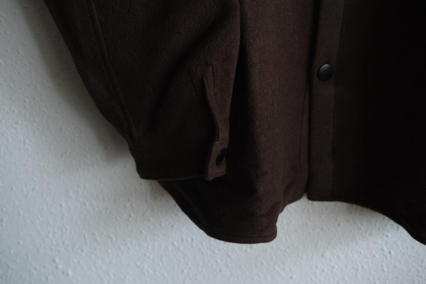 MITTAN / ウールシルクキャメルシャツ 茶 SH-108 / unisex