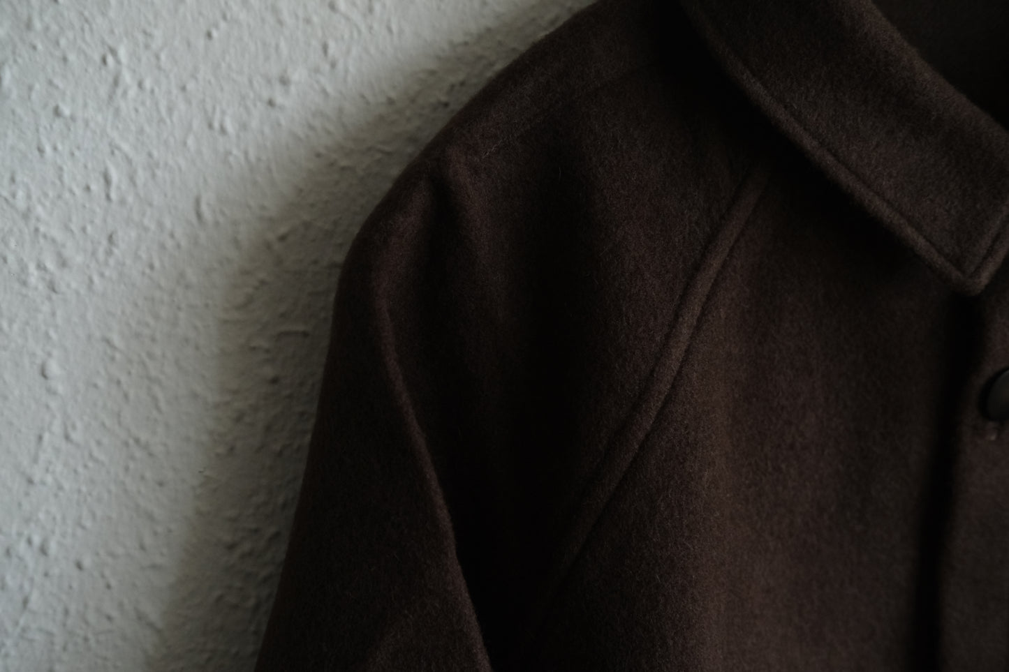 MITTAN / ウールシルクキャメルシャツ 茶 SH-108 / unisex