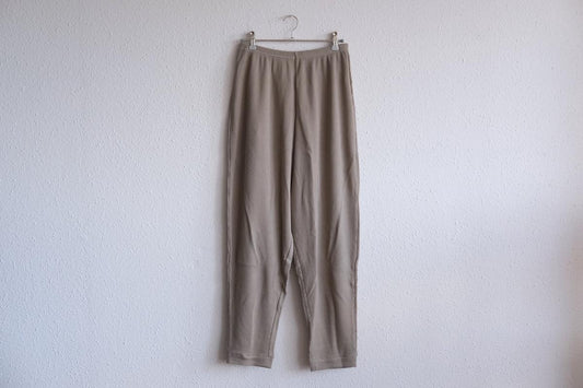 yohaku ドバイパンツ｜綿リネン ワッフル素材 ベージュ｜unisex freesize