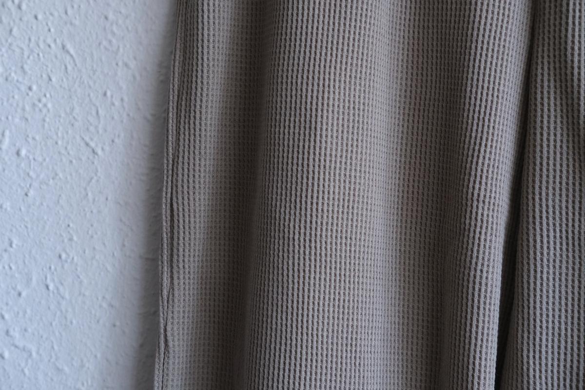 yohaku ドバイパンツ｜綿リネン ワッフル素材 ベージュ｜unisex freesize