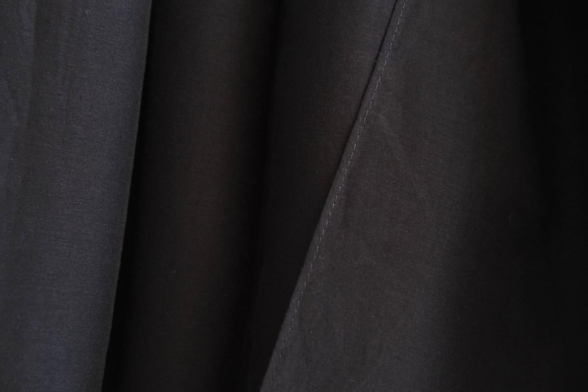 enrica cottonsilk scarf｜black
