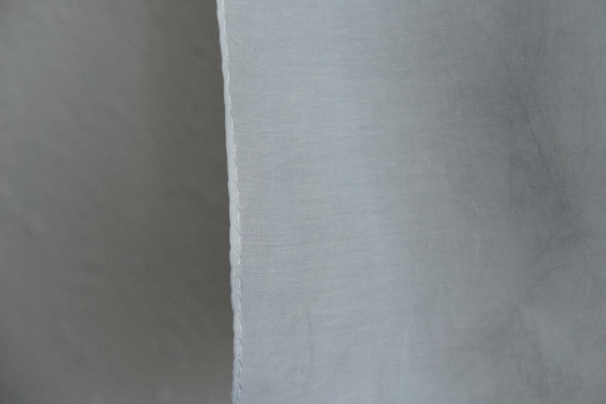 enrica cottonsilk scarf｜charcoal-grey