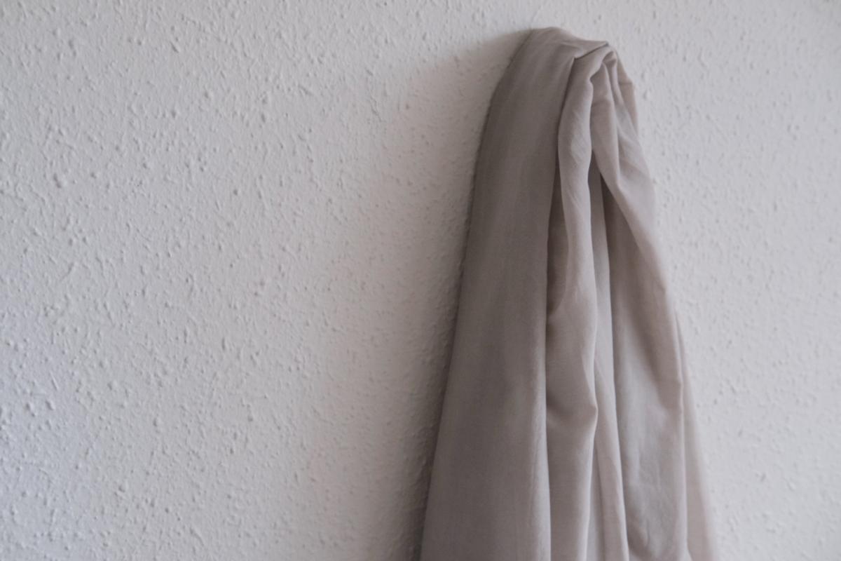 enrica cottonsilk scarf｜charcoal