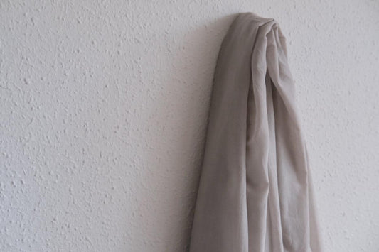 enrica cottonsilk scarf｜charcoal