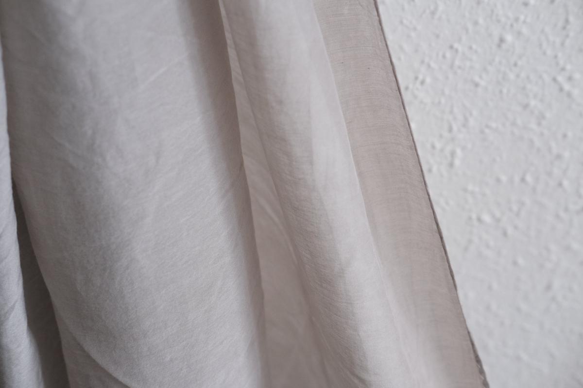 enrica cottonsilk scarf｜charcoal
