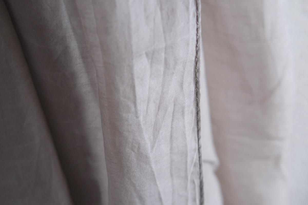enrica cottonsilk scarf｜charcoal