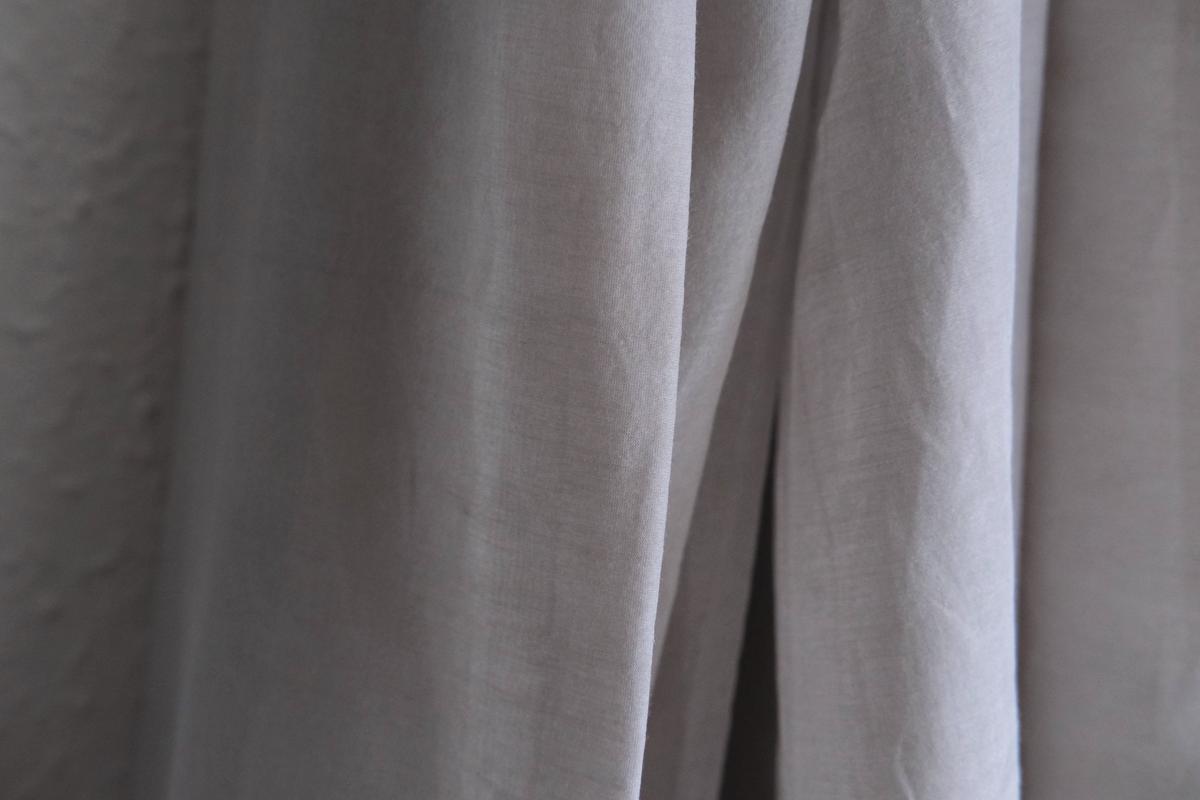 enrica cottonsilk scarf｜charcoal