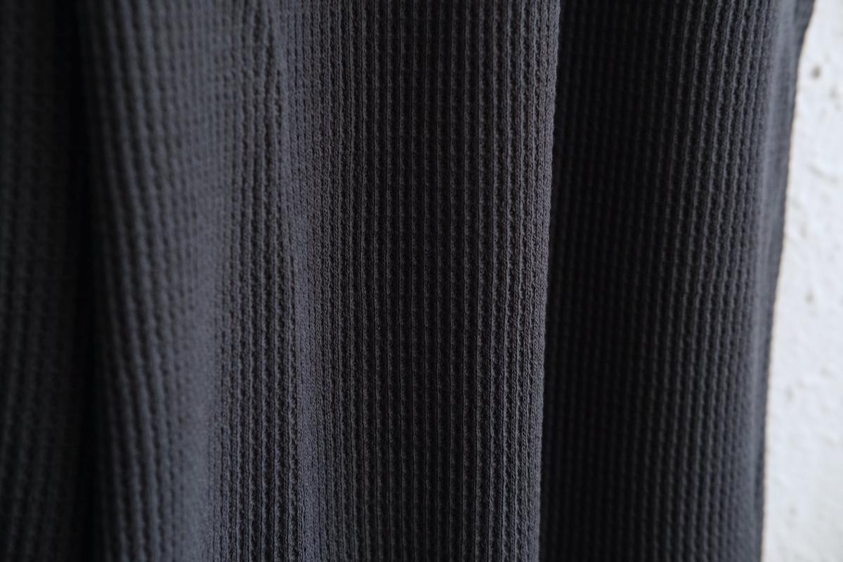 yohaku ドバイパンツ｜綿リネン ワッフル素材 グレイッシュネイビー｜unisex freesize