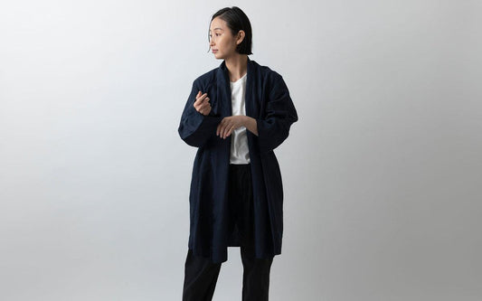 MITTAN / 大麻羽織 高密度 濃紺 JK-73 / unisex