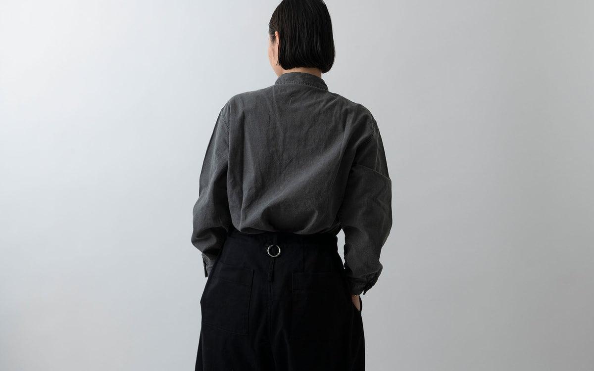 MITTAN / 竹シャツ 墨黒 SH-99 / unisex