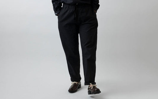 MITTAN / 竹ロングパンツ 墨黒 PT-78 / unisex