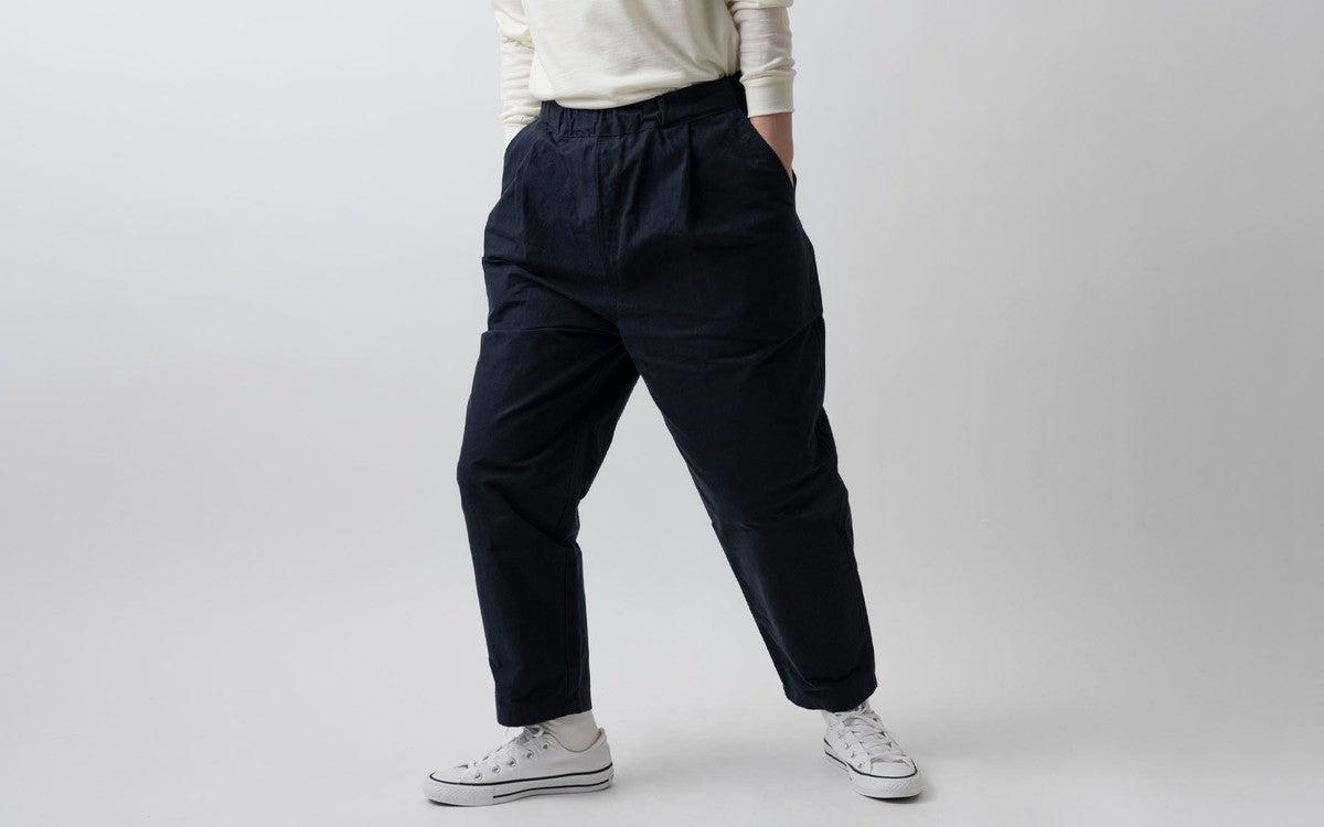 バフクロス ワイドパンツ ベージュ｜unisex 3 size