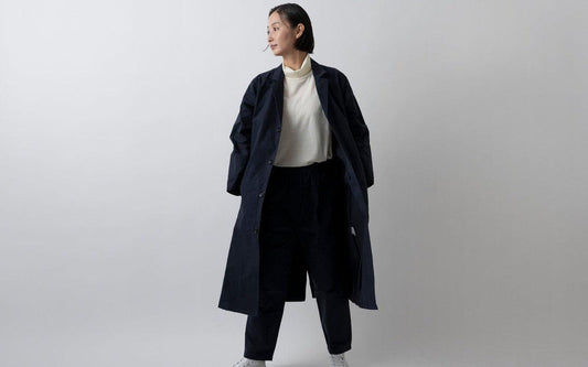 バフクロス ロングジャケット ベージュ|unisex 2 size