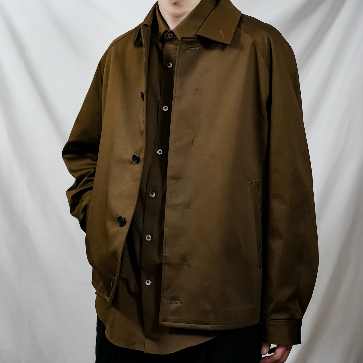 SACCINUM / Harrington jacket / Dark chic khaki / 2size