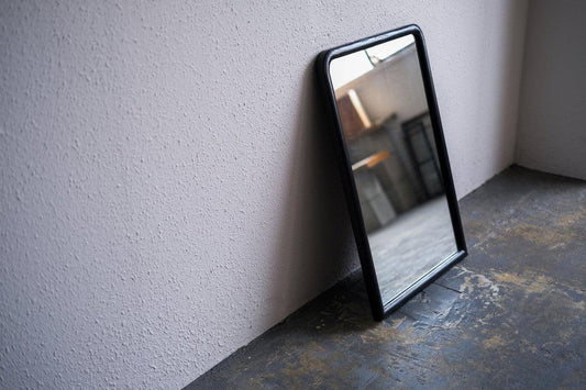 四角鏡 黒 458×664mm|三浦治