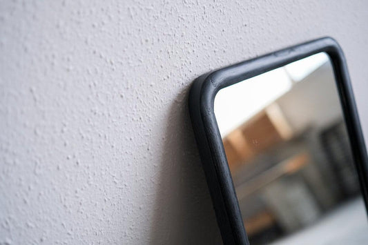 四角鏡 黒 458×664mm|三浦治