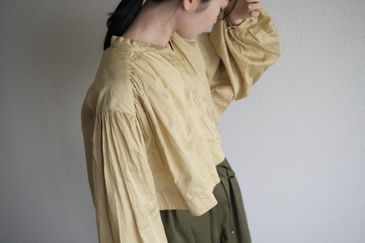 enrica cotton blouse｜ROSE-CAMEL