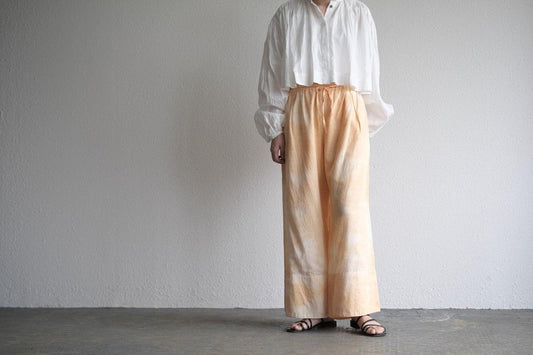 enrica cotton widepants|SOIL ORANGE