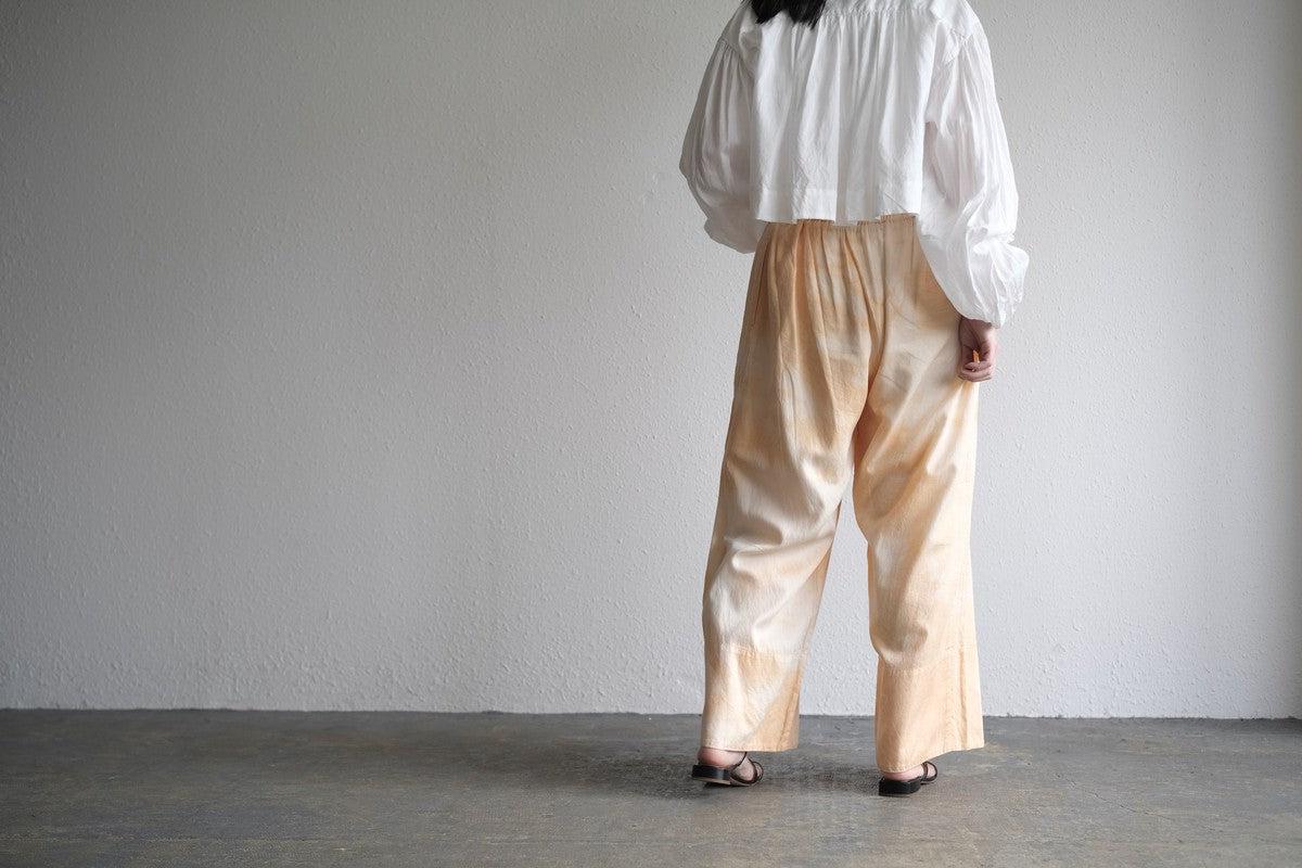 enrica cotton widepants｜SOIL ORANGE