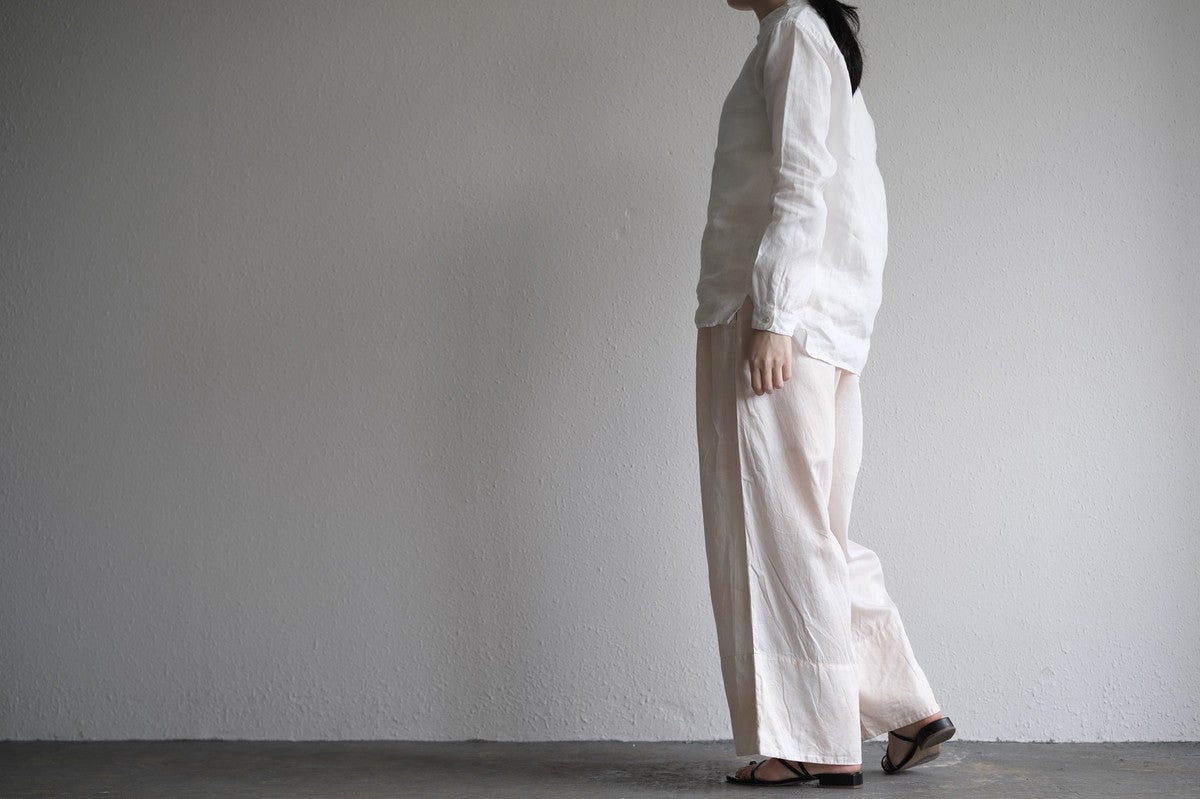 enrica cotton widepants｜SOIL PINK