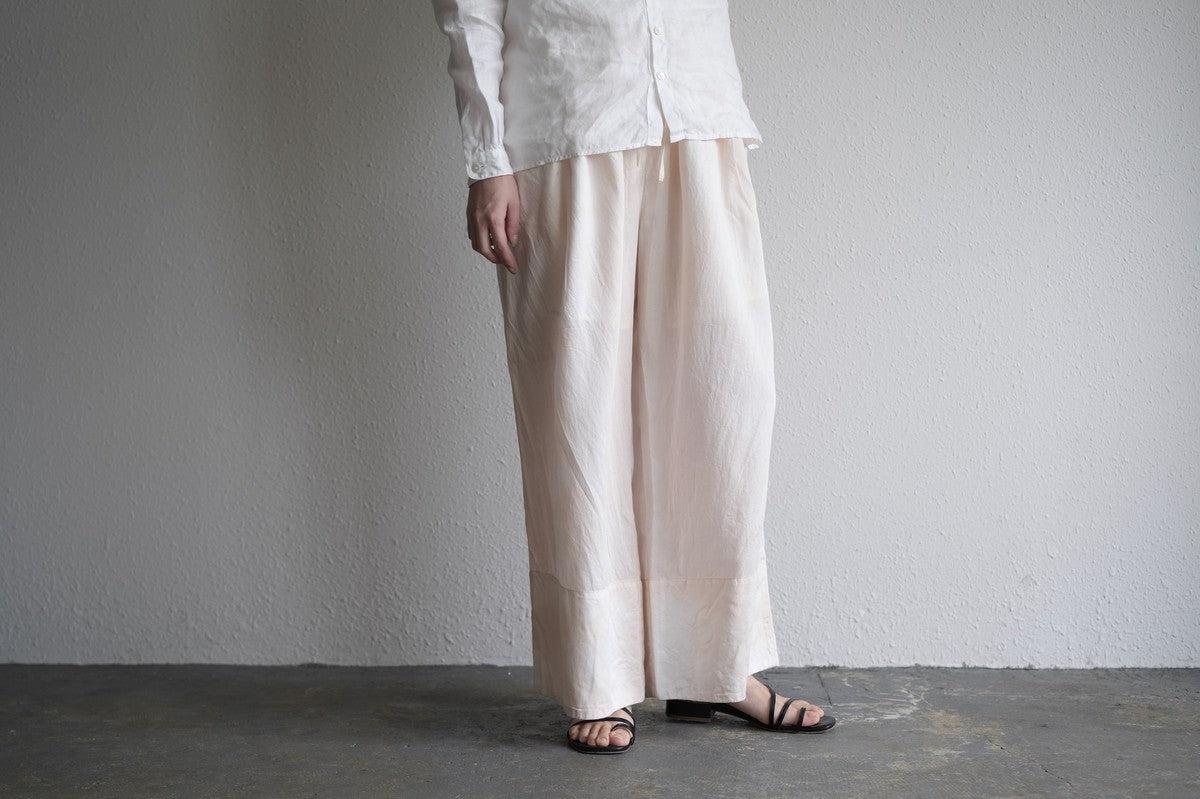 enrica cotton widepants｜SOIL PINK