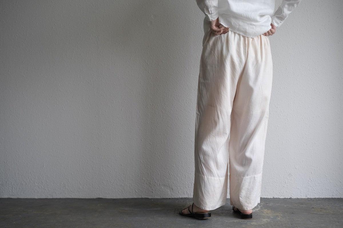 enrica cotton widepants｜SOIL PINK