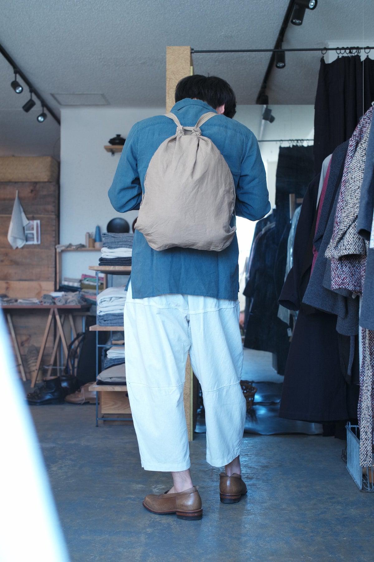 MITTAN / 大麻シャツ2 高密度 墨黒 SH-109 / unisex